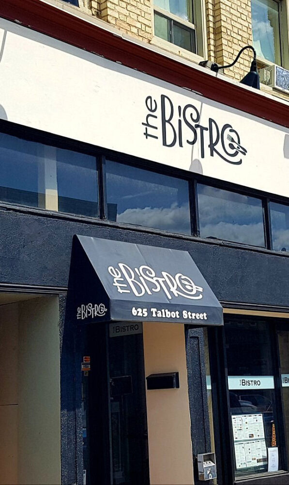 The Bistro Front Building Entrance in St. Thomas